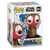 Funko Pop Shaak Ti 853 GITD Star Wars en su caja original, vista lateral