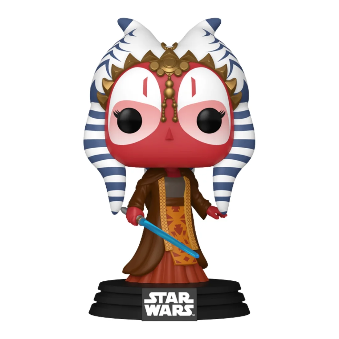 Funko Pop Shaak Ti 853 GITD Star Wars fuera de la caja, vista frontal