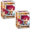 Funko Pop Super Saiyan God Goku 2491 SE Bundle Dragon Ball en sus cajas original, vista lateral.