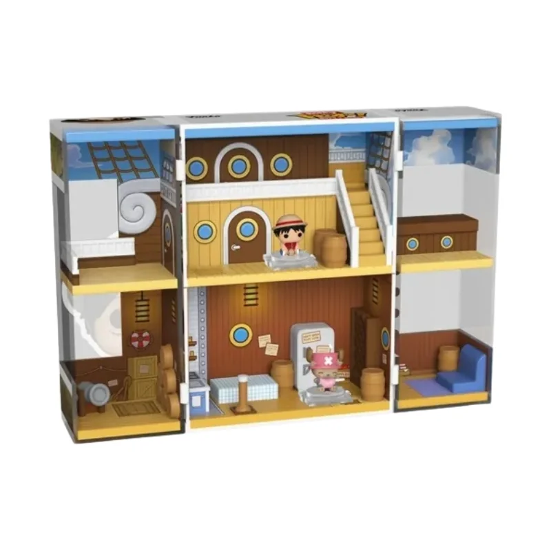 Funko Bitty Pop! Box Going Merry One Piece fuera de caja con vista frontal de la tienda de figuras coleccionables online spain dreamspop especializada en funko pop y youtooz