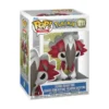 Funko Pop Lycanroc 1211 (Midnight Form) Pokémon en caja original, vista lateral