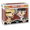 Funko Pop 2 Pack Johnny y Daniel The Karate Kid en su caja original, vista lateral.