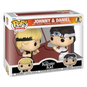 Funko Pop 2 Pack Johnny y Daniel The Karate Kid en caja original, vista lateral
