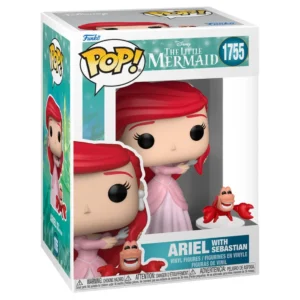 Funko Pop Ariel 1755 The Little Mermaid en su caja original, vista lateral