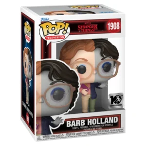 Funko Pop Barb Holland 1908 Stranger Things en su caja original, vista lateral