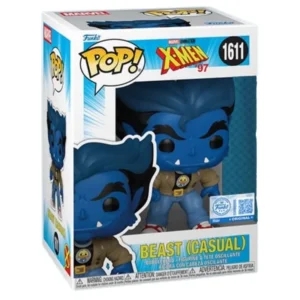 Funko Pop Beast (Casual) 1611 SE X-Men Marvel en su caja original, vista lateral.