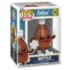 Funko Pop Bottle 1315 Fallout en su caja original, vista lateral.