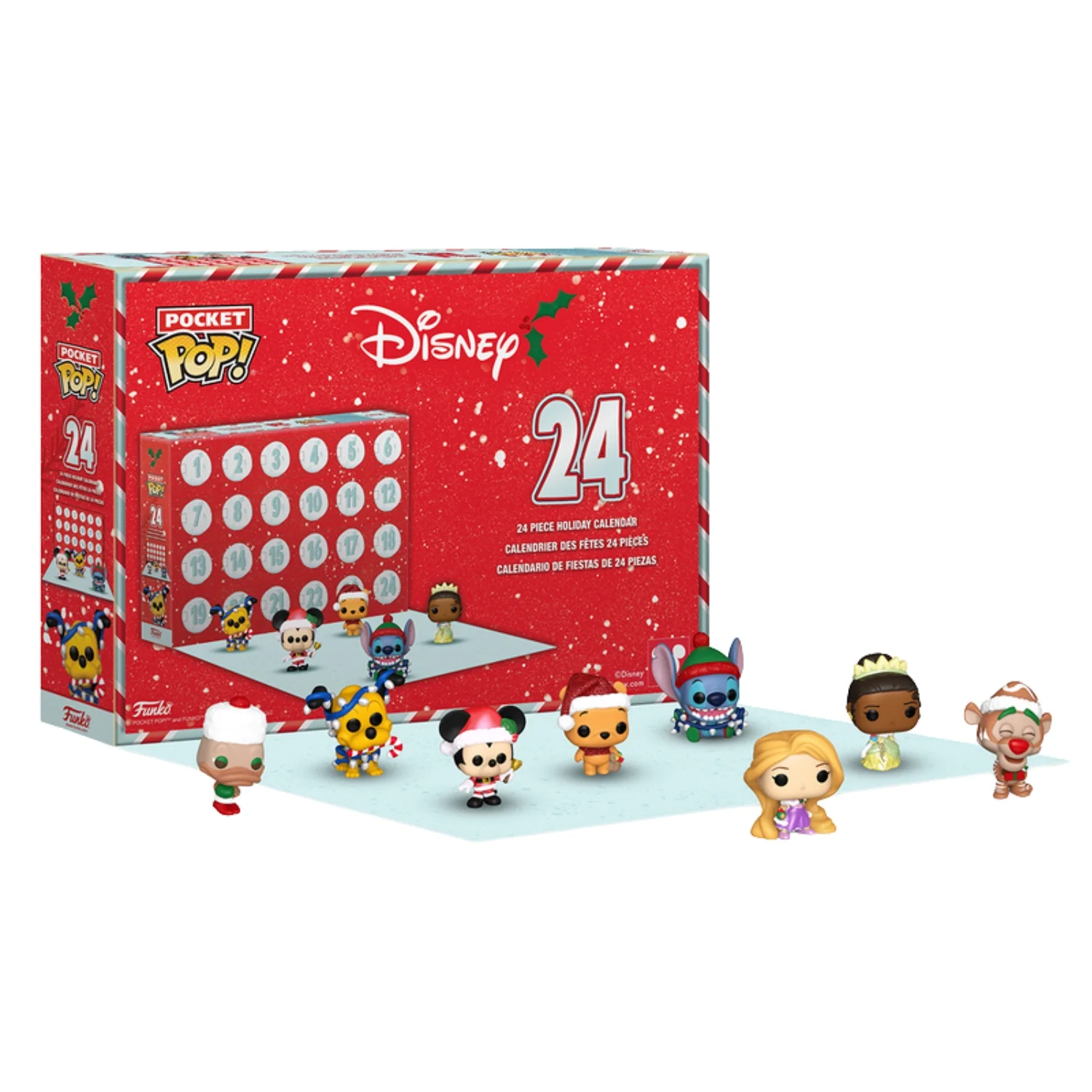 Calendario Adviento Pocket Pop Disney fuera de la caja, vista frontal