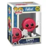 Funko Pop Cappy 1314 Fallout en su caja original, vista lateral.