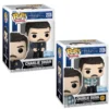 Funko Pop Charlie Swan 2135 SE Bundle Twilight en sus cajas originales, vista lateral.
