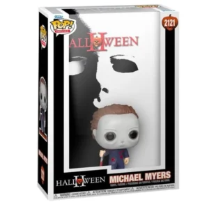 Funko Pop Covers Michael Myers 2121 Halloween II en su caja original, vista lateral.