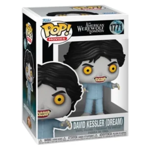 Funko Pop David Kessler (Dream) 1771 An American Werewolf in London en su caja original, vista lateral.