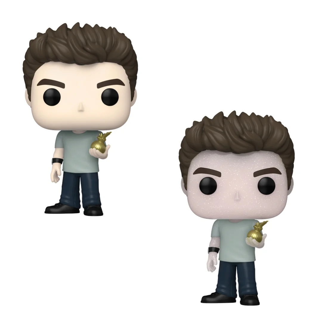 Funko Pop Edward Cullen 2130 Bundle Twilight fuera de las cajas, vista frontal
