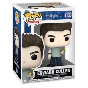 Funko Pop Edward Cullen 2130 Twilight en su caja original, vista lateral.