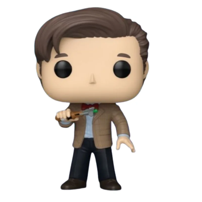 Funko Pop Eleventh Doctor 1966 Doctor Who fuera de su caja, vista frontal.