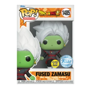 Funko Pop Fused Zamasu 1485 SE GITD Dragon Ball en caja original, vista lateral