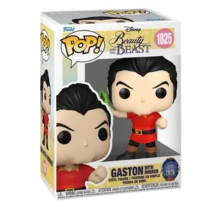 Funko Pop Gaston with Mirror 1825 Disney Beauty and The Beast en su caja original, vista lateral.