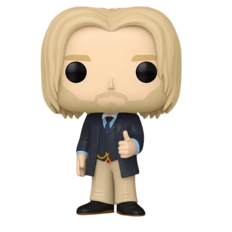 Funko Pop Haymitch Abernathy 2116 The Hunger Games fuera de su caja, vista frontal.