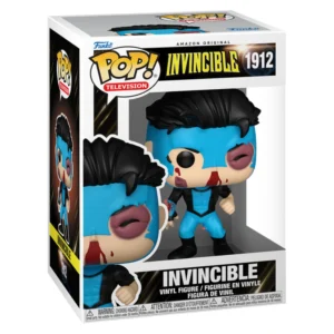 Funko Pop Invincible 1912 en su caja original, vista lateral