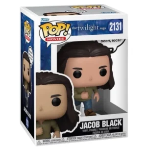 Funko Pop Jacob Black 2131 Twilight en su caja original, vista lateral.