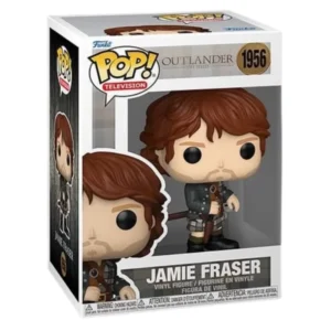 Funko Pop Jamie Fraser 1956 Outlander en su caja original, vista lateral.