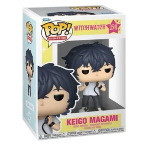 Funko Pop Keigo Magami 2541 Witch Watch en su caja original, vista lateral.