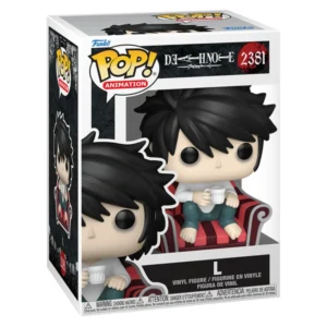 Funko Pop L 2381 Death Note en caja original, vista lateral