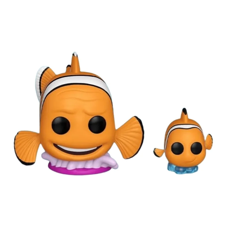 Funko Pop Marlin with Nemo 1814 Finding Nemo fuera de su caja, vista frontal.