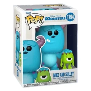 Funko Pop Mike and Sulley 1794 Monsters Disney en su caja original, vista lateral.