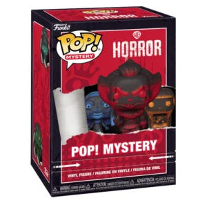 Funko Pop Mystery Warner Bros Horror (opción chase aleatoria) en caja original, vista lateral