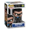 Funko Pop Nightwing 655 The New Batman Adventures en su caja original, vista lateral.