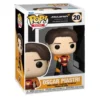 Funko Pop Oscar Piastri 20 F1 en su caja original, vista lateral.
