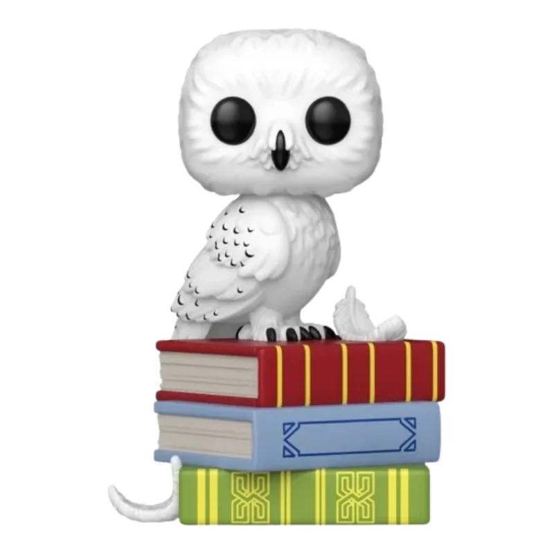 Funko Pop Premium Hedwig 213 SE Harry Potter fuera de su caja, vista frontal.