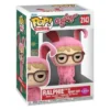 Funko Pop Ralphie in Bunny Suit 2143 Flocked A Christmas Story en su caja original, vista lateral.