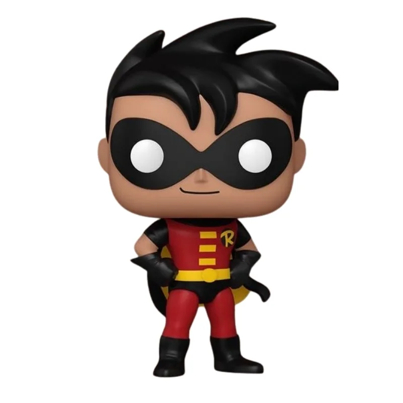 Funko Pop Robin 656 The New Batman Adventures fuera de su caja, vista frontal.