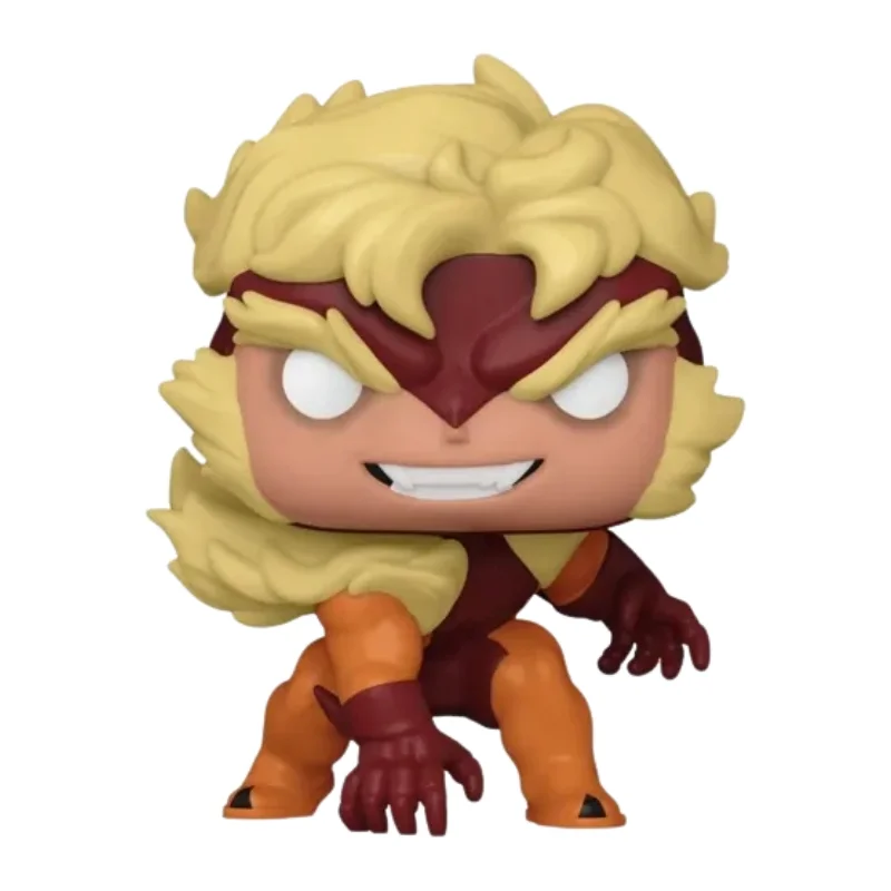 Funko Pop Sabretooth 1609 X-Men Marvel fuera de su caja, vista frontal.