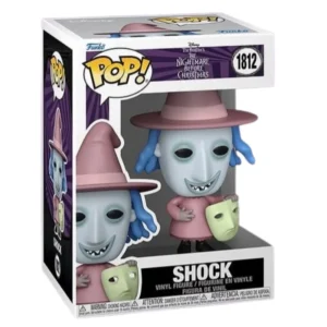 Funko Pop Shock 1812 Pesadilla antes de Navidad en su caja original, vista lateral.