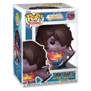 Funko Pop Smoky Quartz 2299 Steven Universe en su caja original, vista lateral