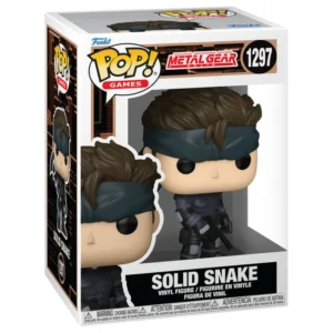 Funko Pop Solid Snake 1297 Metal Gear Solid en caja original, vista lateral