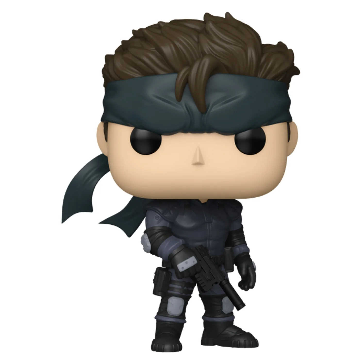 Funko Pop Solid Snake 1297 Metal Gear Solid fuera de la caja, vista frontal