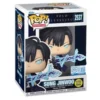 Funko Pop Sung Jinwoo 2537 SE GITD Solo Leveling en su caja original, vista lateral.