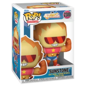 Funko Pop Sunstone 2300 Steven Universe en su caja original, vista lateral