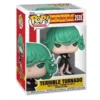 Funko Pop Terrible Tornado 2528 One Punch Man en su caja original, vista lateral.
