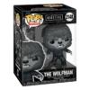 Funko Pop The Wolfman 2148 Universal Monsters en su caja original, vista lateral.