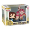 Funko Pop Town Belle with Castle 52 Disney Beauty and The Beast en su caja original, vista lateral.