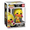 Funko Pop Toy Chica 1320 Five Night at Freddy's en su caja original, vista lateral.
