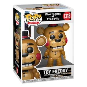 Funko Pop Toy Freddy 1318 Five Night at Freddy's en su caja original, vista lateral