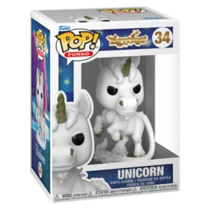 Funko Pop Unicorn 34 Myths en caja original, vista lateral