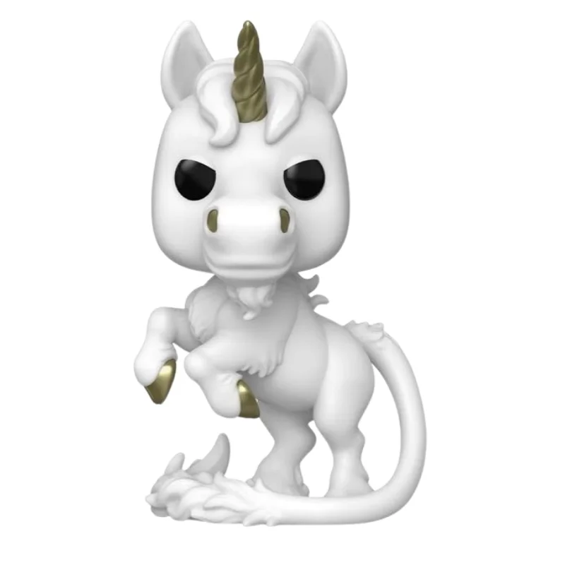 Funko Pop Unicorn 34 Myths fuera de su caja, vista frontal.