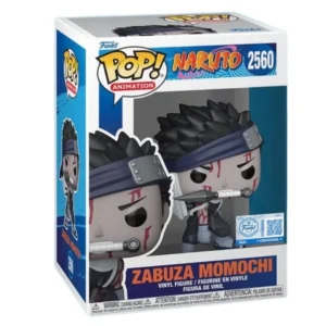 Funko Pop Zabuza Momochi 2560 SE Naruto en su caja original, vista lateral.